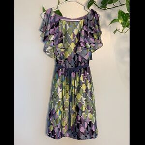 NWT Gabby Skye flutter sleeve dress. Size 6